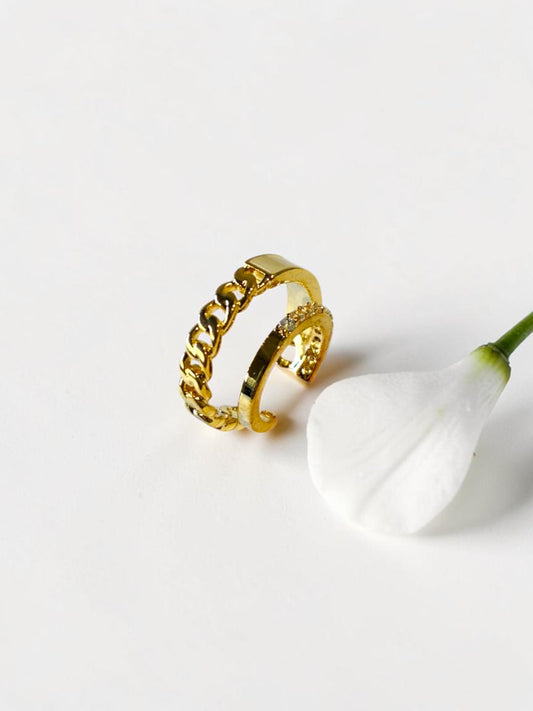 GOLDEN DIAMOND MAISIE EAR CUFF