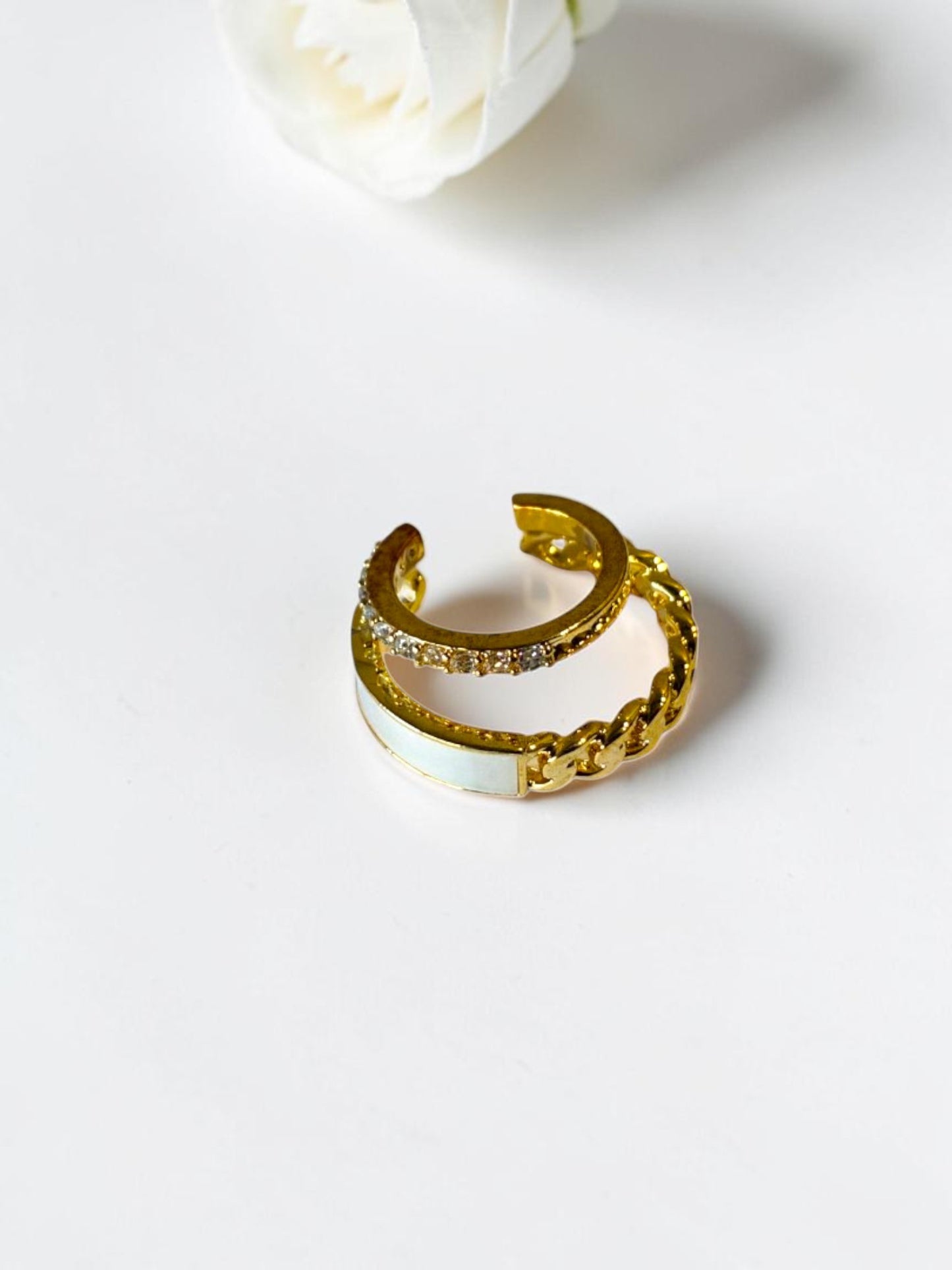 GOLDEN DIAMOND MAISIE EAR CUFF