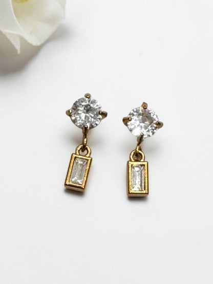 GOLDEN DIAMOND MARVIN EARRINGS