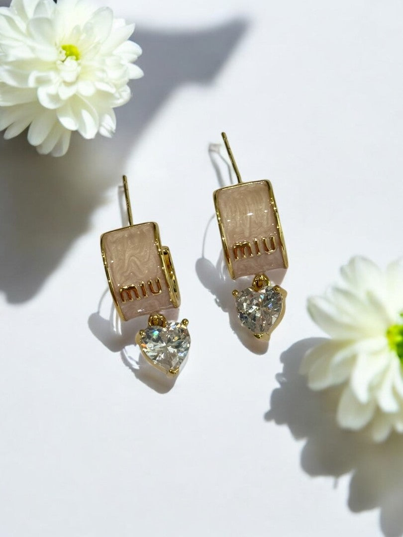 GOLDEN DIAMOND MITCHELL EARRINGS