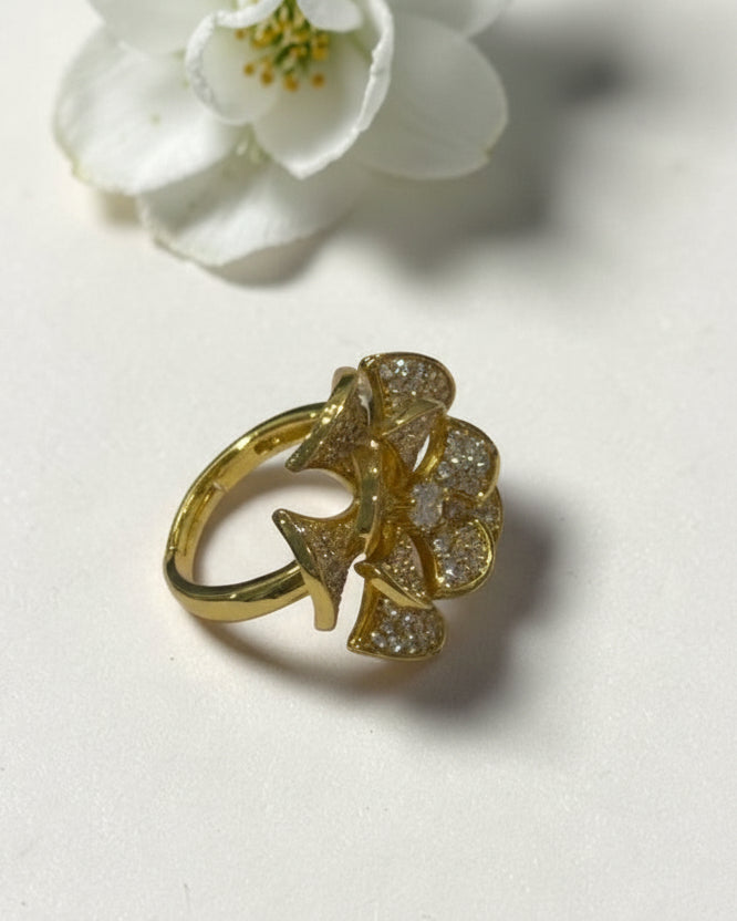 GOLDEN DIAMOND MURPHY RING