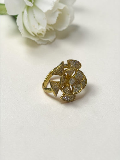 GOLDEN DIAMOND MURPHY RING