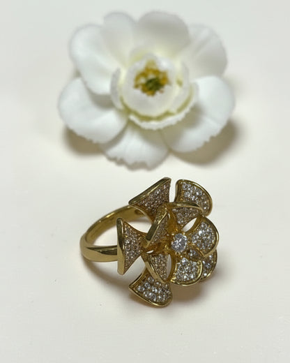 GOLDEN DIAMOND MURPHY RING