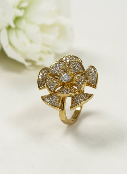 GOLDEN DIAMOND MURPHY RING