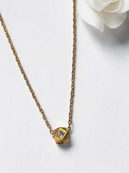 GOLDEN DIAMOND NEVILLE NECKLACE