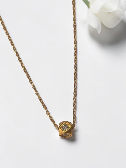 GOLDEN DIAMOND NEVILLE NECKLACE