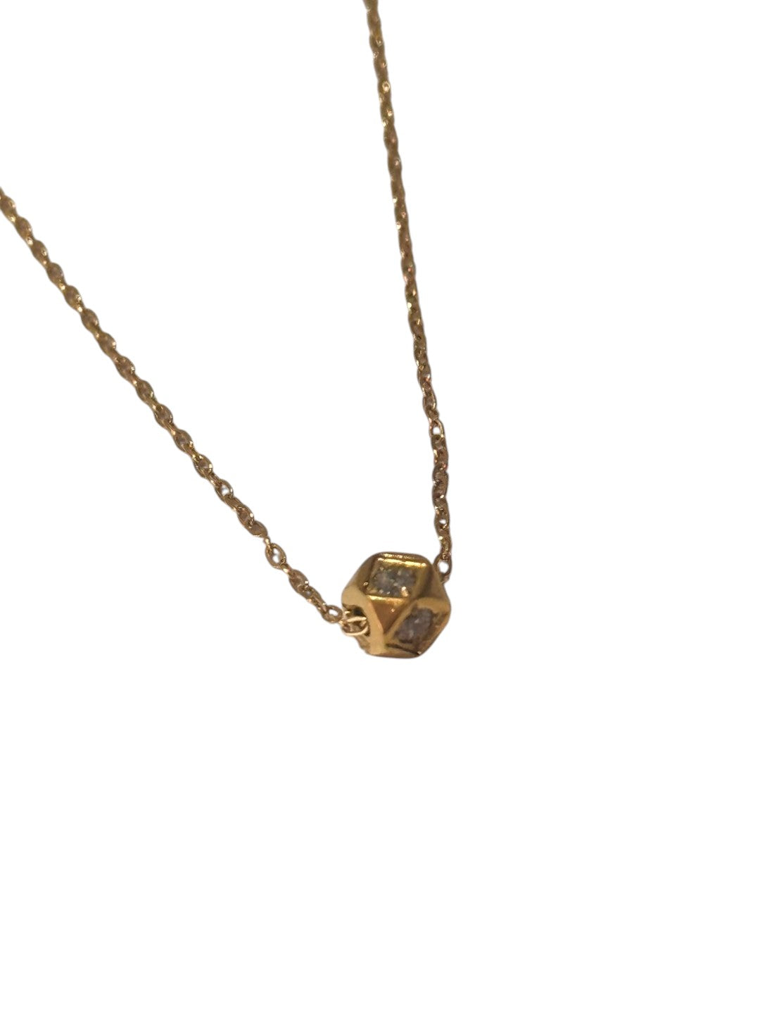 GOLDEN DIAMOND NEVILLE NECKLACE