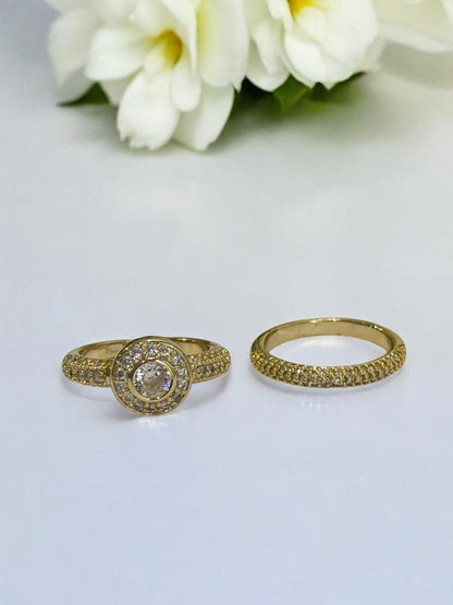 GOLDEN DIAMOND NICOLY RING