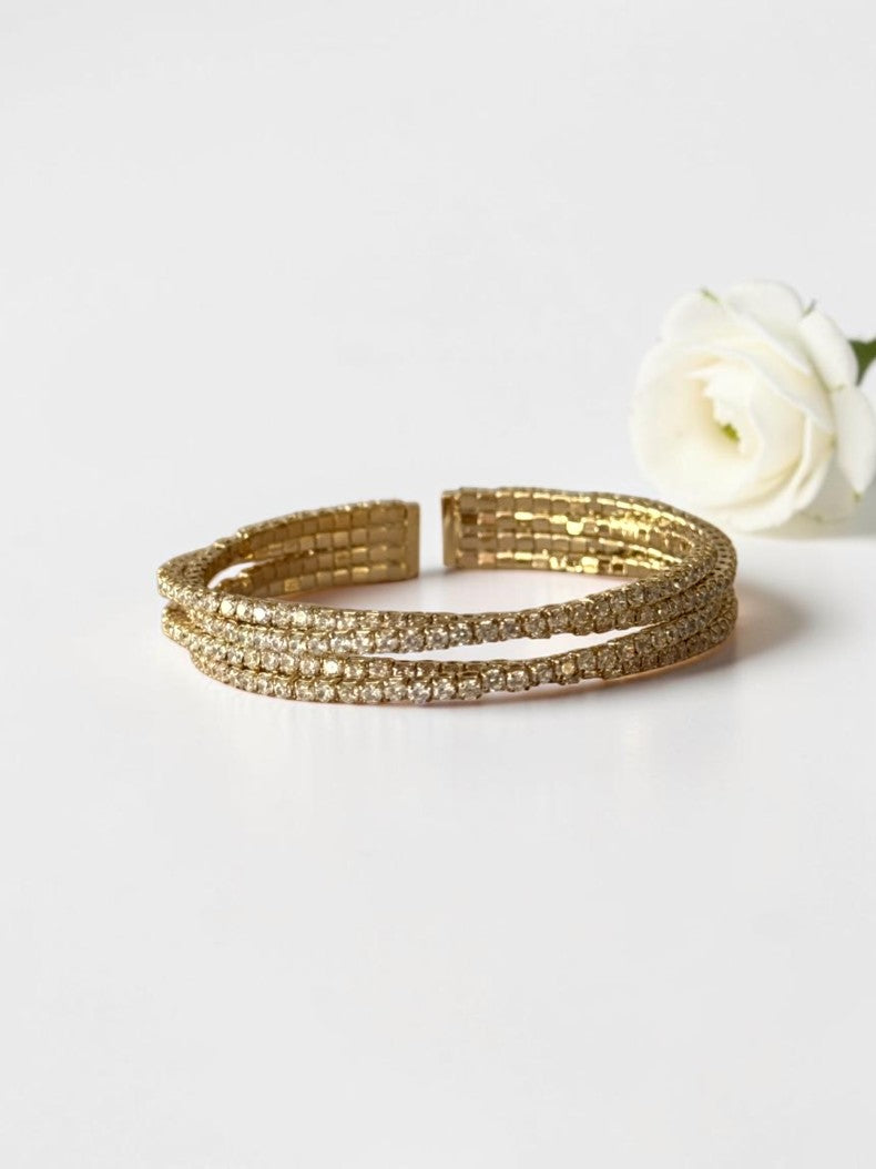 GOLDEN DIAMOND NORTON BRACELET (CUFF)