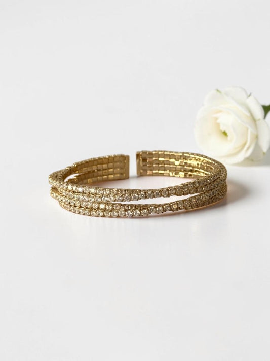 GOLDEN DIAMOND NORTON BRACELET (CUFF)