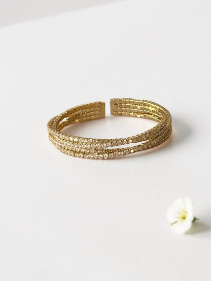 GOLDEN DIAMOND NORTON BRACELET (CUFF)