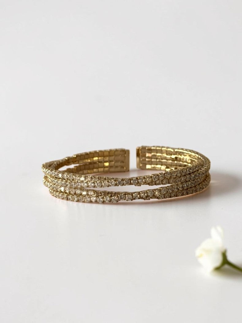 GOLDEN DIAMOND NORTON BRACELET (CUFF)