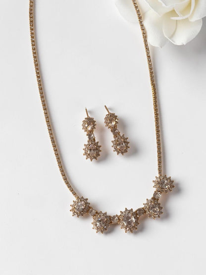 GOLDEN DIAMOND NOVA NECKLACE SET