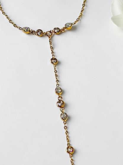 GOLDEN DIAMOND ONALD HAND CHAIN (POCHI)