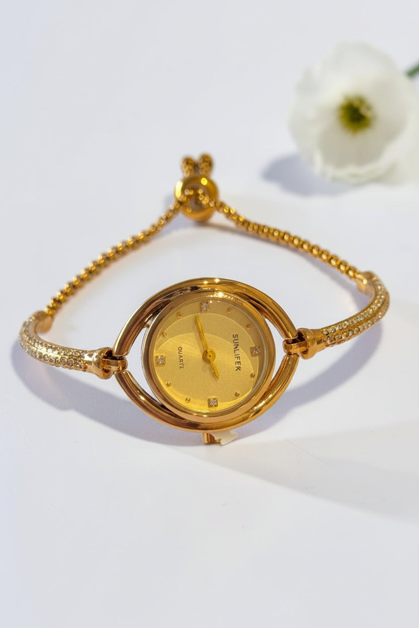 GOLDEN DIAMOND PRINA WATCH