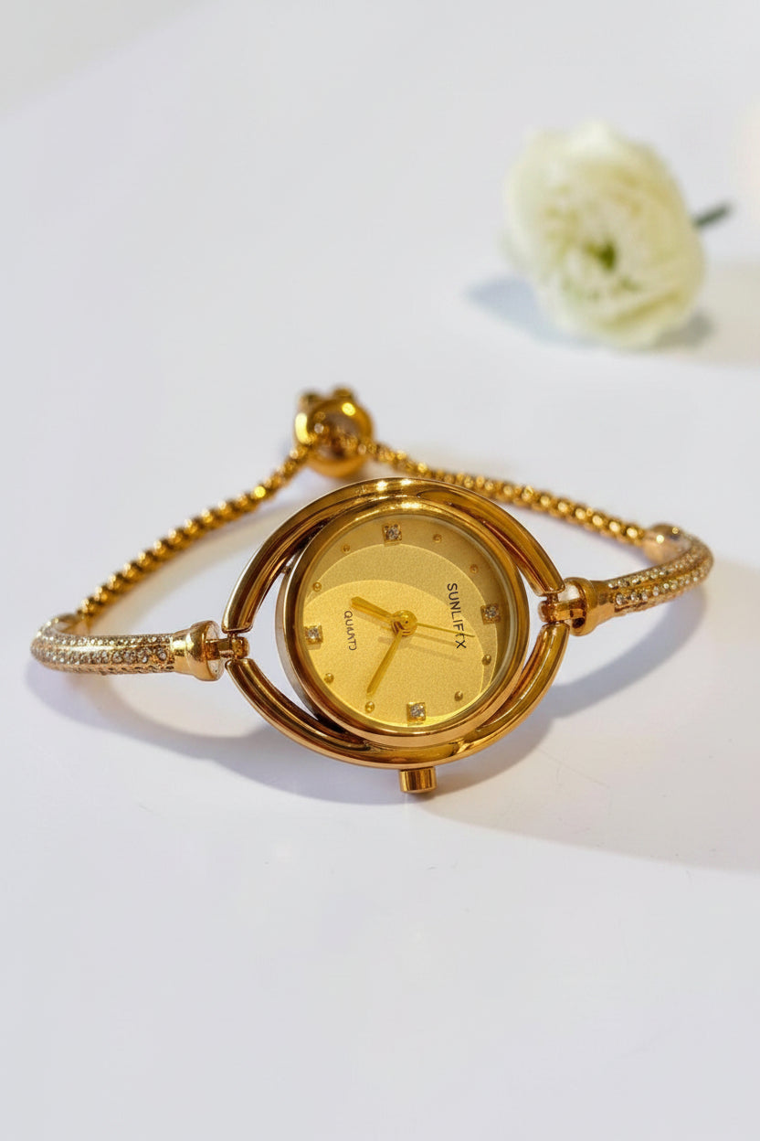 GOLDEN DIAMOND PRINA WATCH