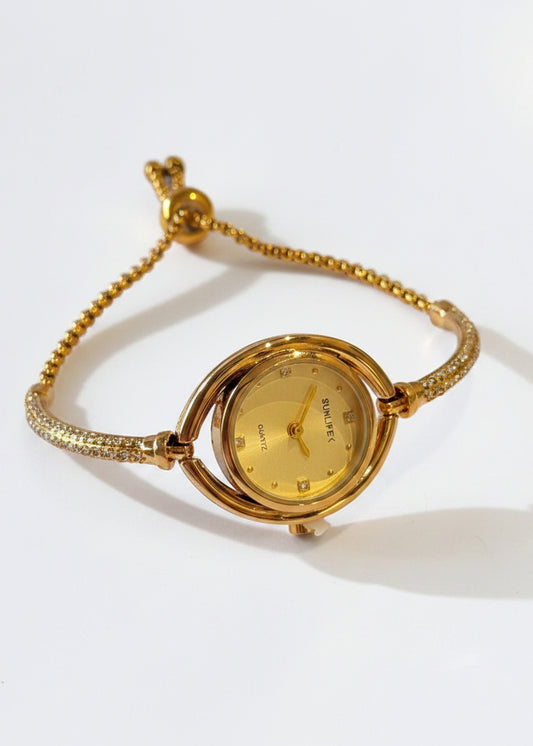 GOLDEN DIAMOND PRINA WATCH