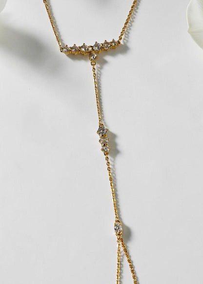 GOLDEN DIAMOND PRITHISHI HAND CHAIN (POCHI)