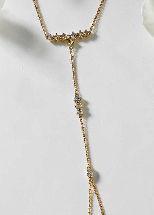 GOLDEN DIAMOND PRITHISHI HAND CHAIN (POCHI)