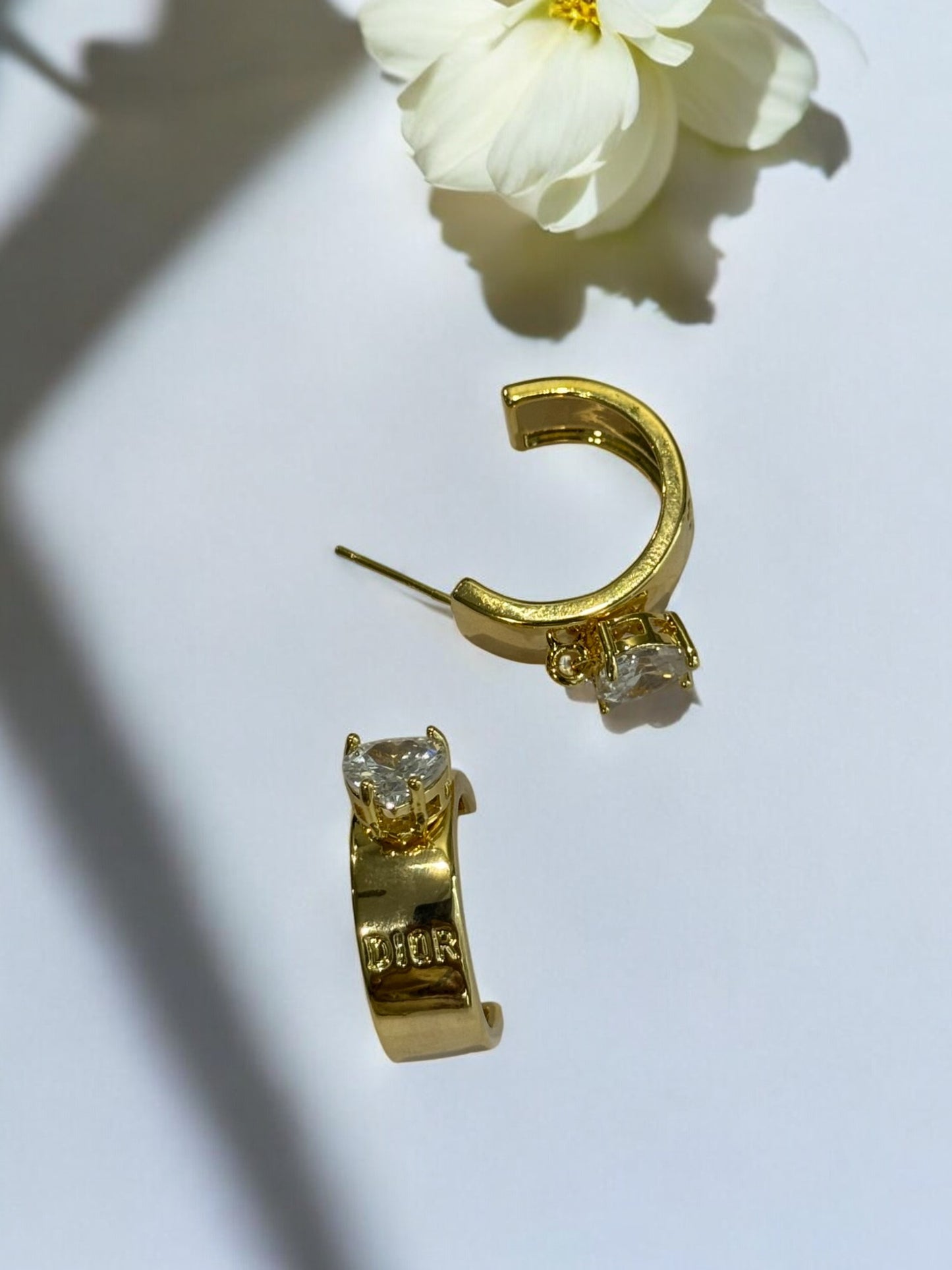 GOLDEN DIAMOND REESE EARRINGS