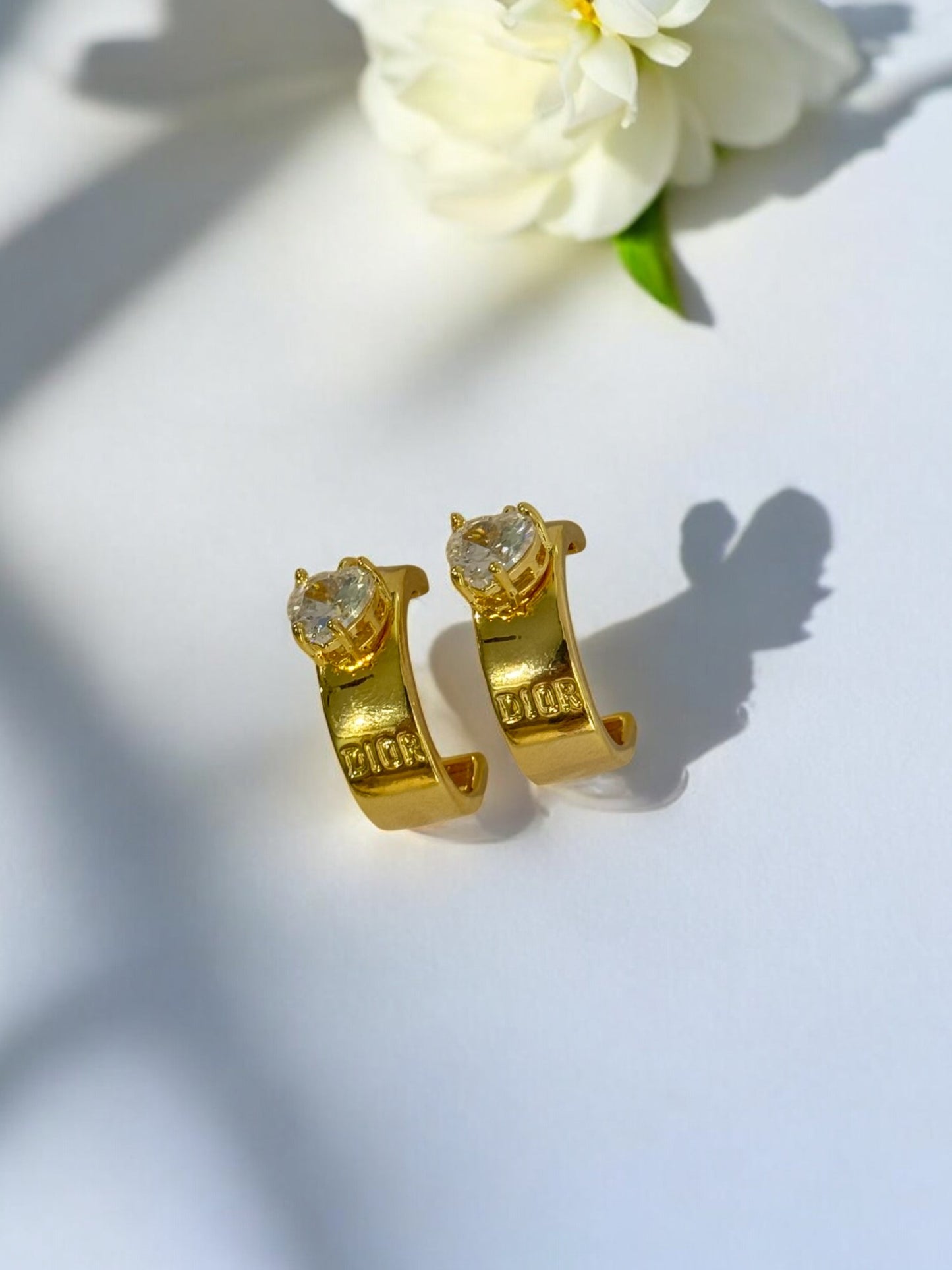 GOLDEN DIAMOND REESE EARRINGS