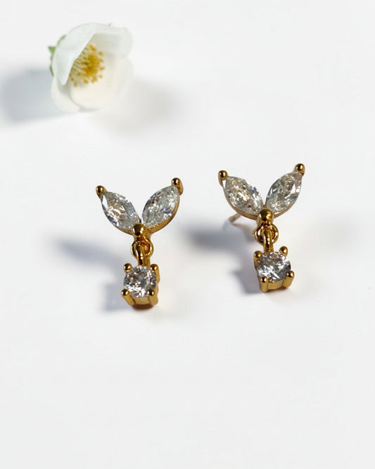 GOLDEN DIAMOND REMIE EARRINGS