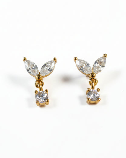 GOLDEN DIAMOND REMIE EARRINGS
