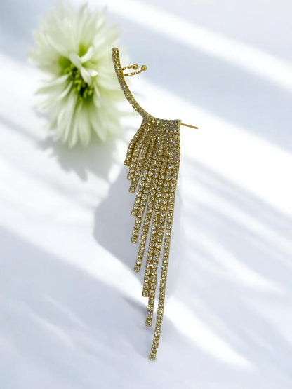 GOLDEN DIAMOND RHYNIE EAR CUFF