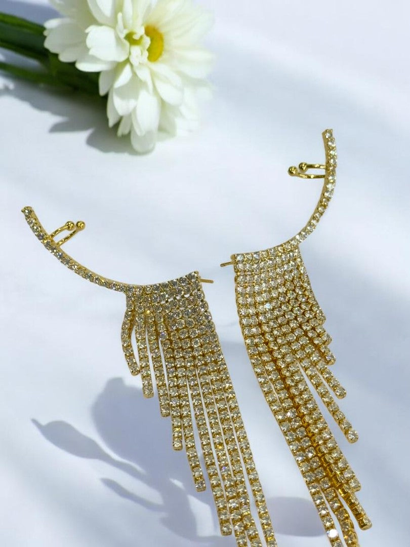 GOLDEN DIAMOND RHYNIE EAR CUFF