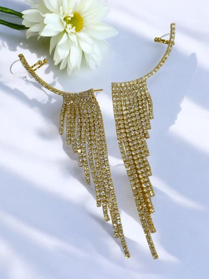 GOLDEN DIAMOND RHYNIE EAR CUFF