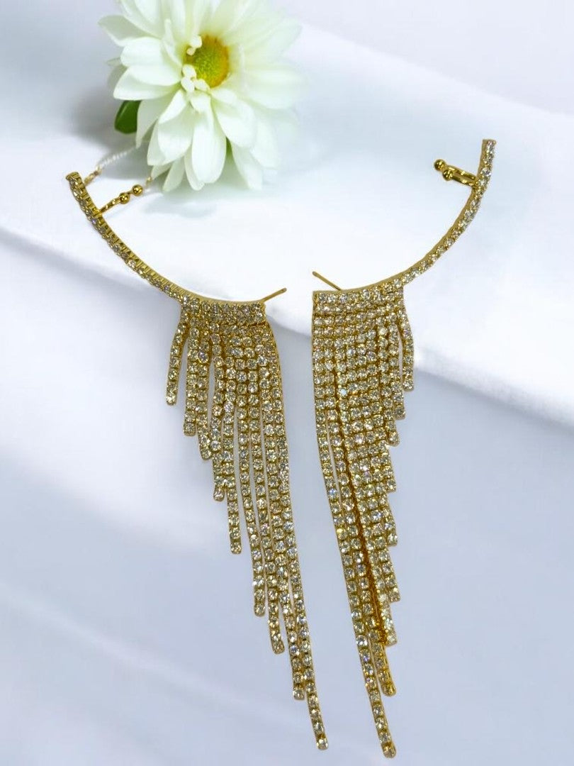 GOLDEN DIAMOND RHYNIE EAR CUFF