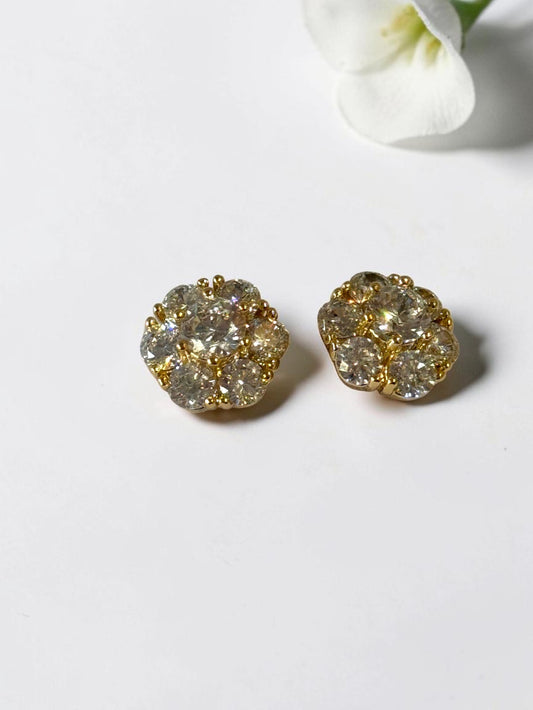 GOLDEN DIAMOND RUSTY EARRINGS
