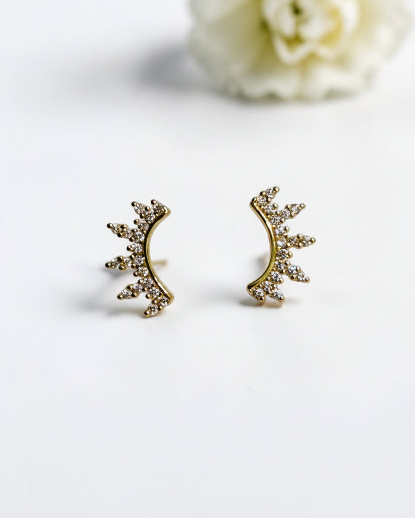 GOLDEN DIAMOND SOMYA EARRINGS