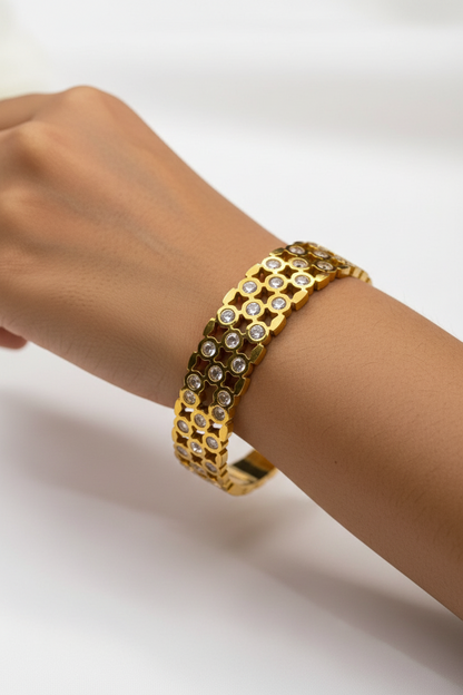 GOLDEN DIAMOND VIVIAN BRACELET