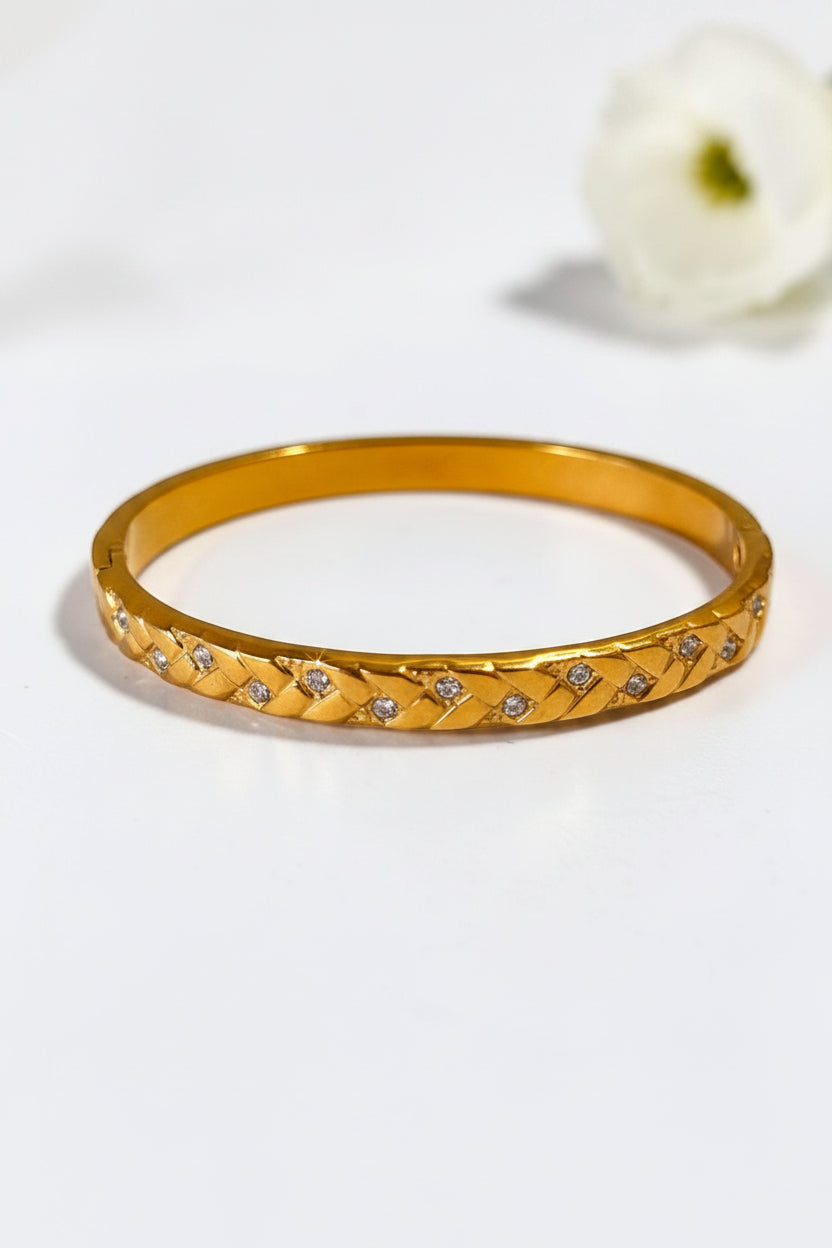 GOLDEN DIAMOND WAVE ASMINE BRACELET