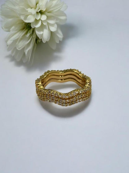 GOLDEN DIAMOND YEHEU RING