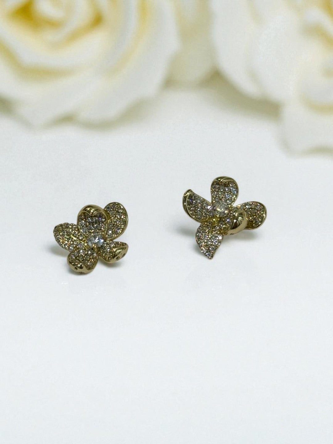 GOLDEN DIAMOND YOUSEF EARRINGS