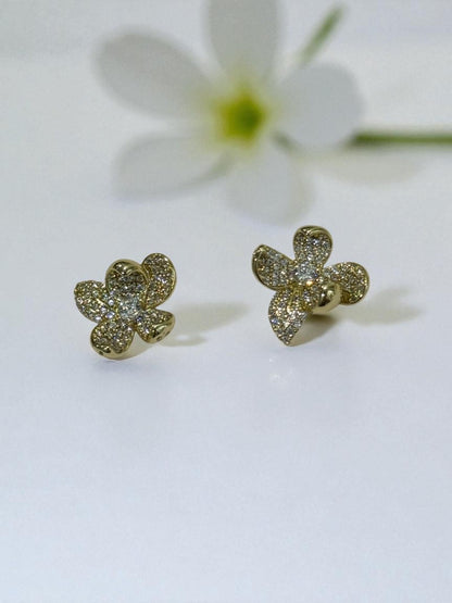 GOLDEN DIAMOND YOUSEF EARRINGS