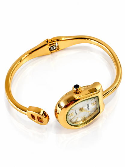 GOLDEN FLORAH WATCH (CUFF)