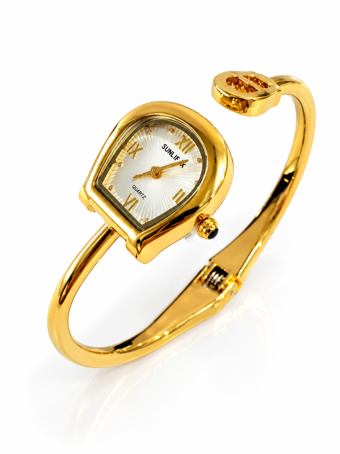 GOLDEN FLORAH WATCH (CUFF)