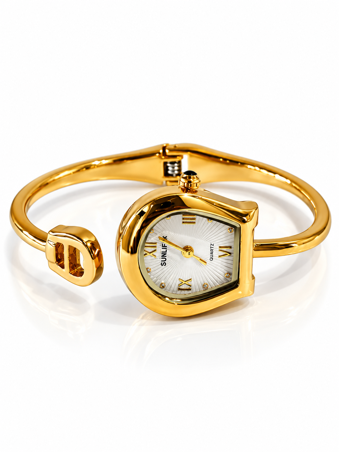 GOLDEN FLORAH WATCH (CUFF)