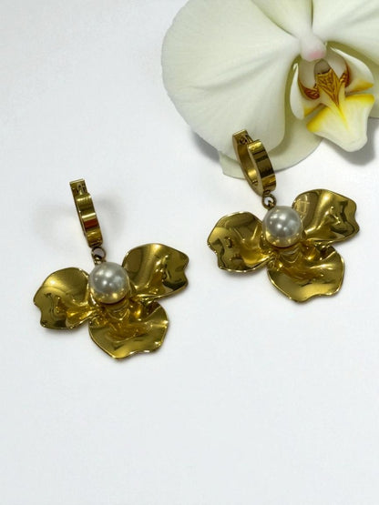 GOLDEN FLOWER BYRONAX EARRINGS