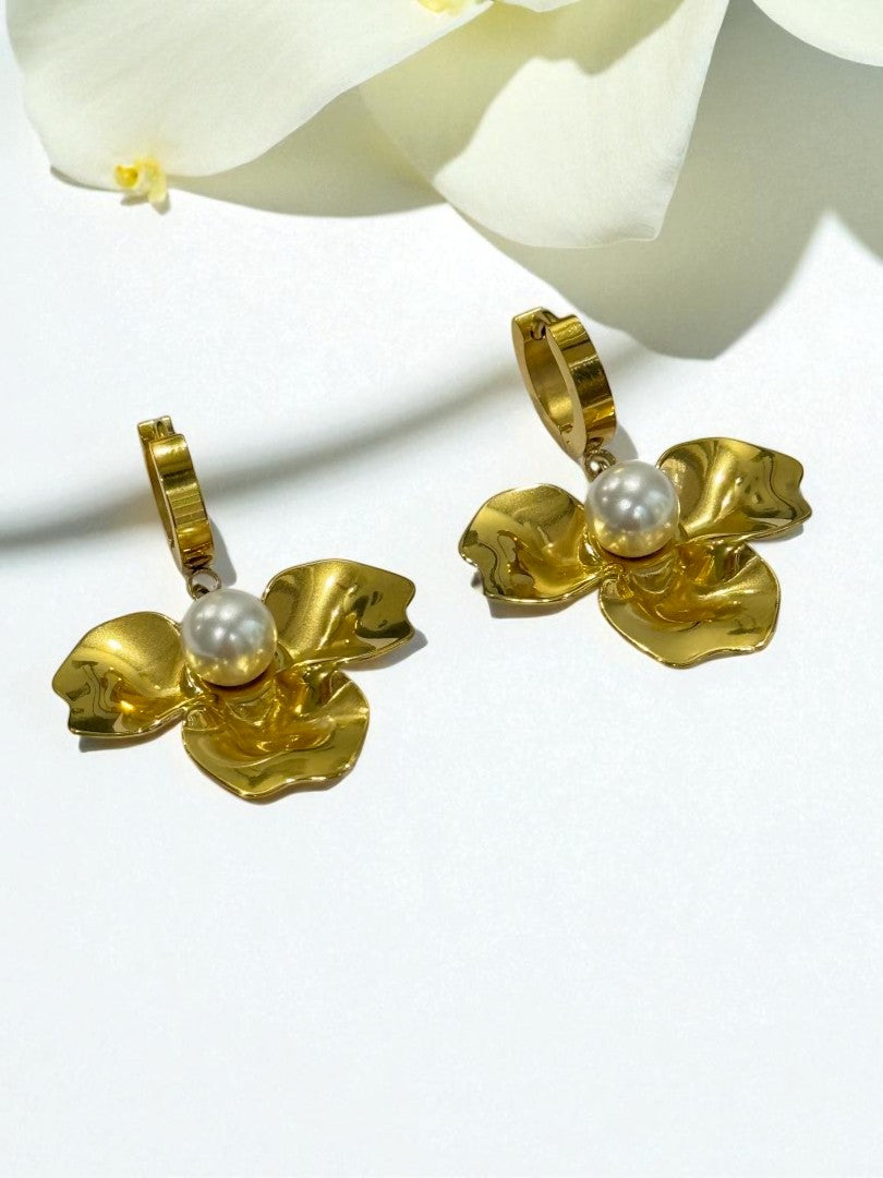 GOLDEN FLOWER BYRONAX EARRINGS