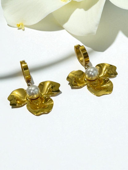 GOLDEN FLOWER BYRONAX EARRINGS
