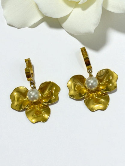 GOLDEN FLOWER BYRONAX EARRINGS