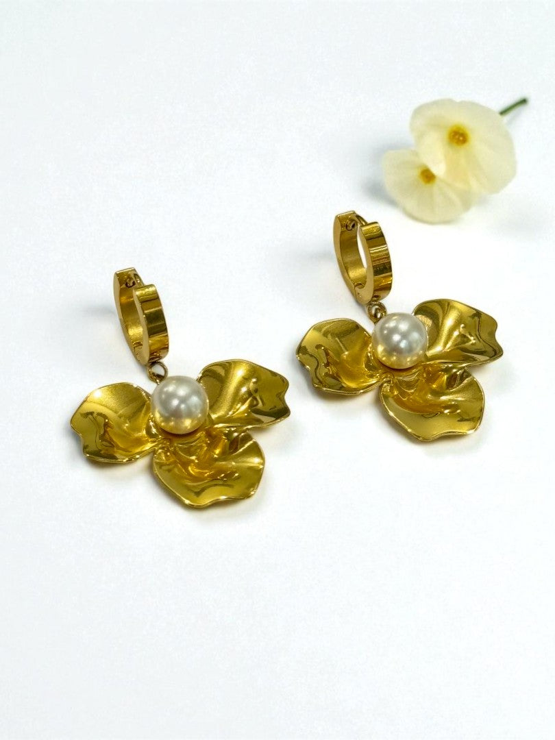 GOLDEN FLOWER BYRONAX EARRINGS
