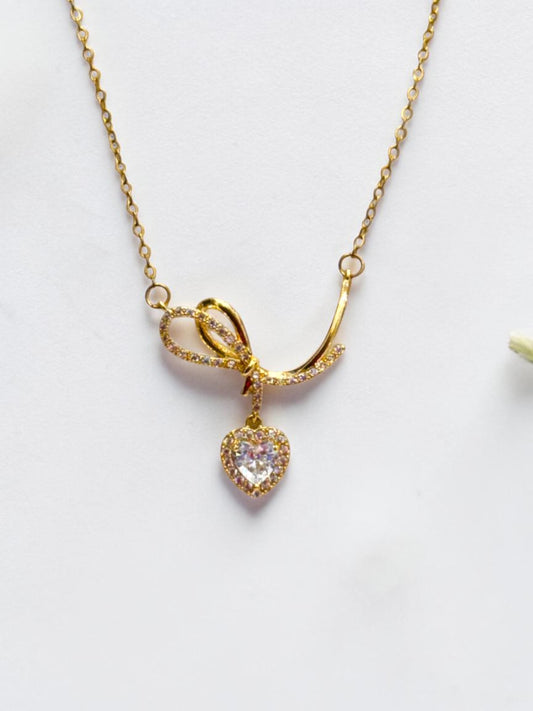 GOLDEN HEART AERIANA NECKLACE
