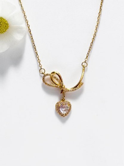 GOLDEN HEART AERIANA NECKLACE