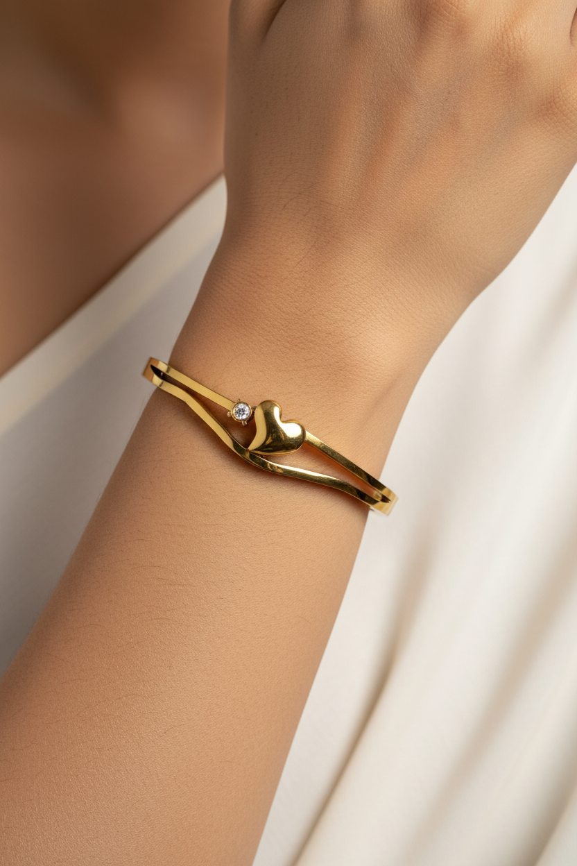 GOLDEN HEART ARLETH BRACELET