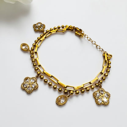 GOLDEN LAYERED AALIYAH BRACELET